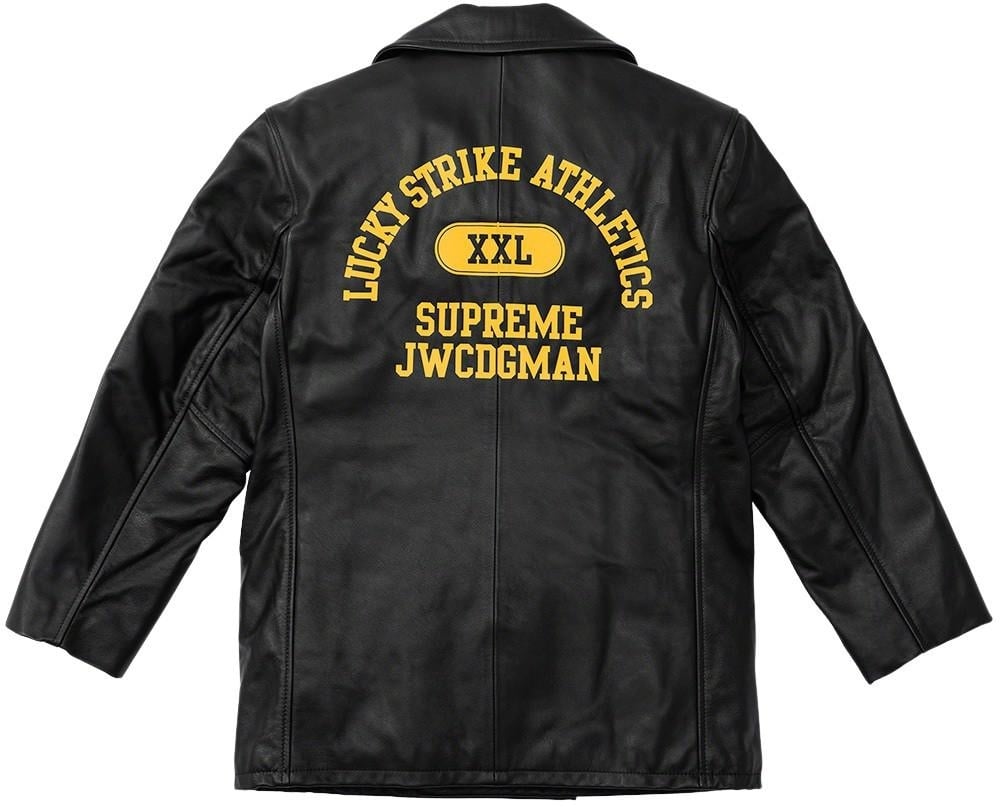 Supreme®/JUNYA WATANABECOMME des GARÇONS MAN/Schott®Leather Peacoat view 2